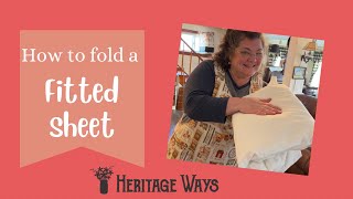 How to Fold a Fitted Sheet | Homemaking Tips