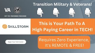 SkillStorm; An In-Depth Guide to Their Vet-Tec Program! Remote & FREE!