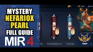 Nefariox Pearl Mystery FULL GUIDE | MIR4 Mystery Full Guide (Clue 1, 2, 3, 4, 5, 6 ,7, and 8)