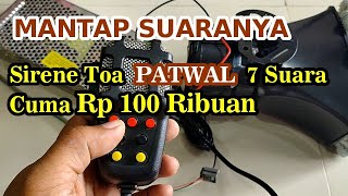 Unboxing Sirine 7 suara + TOA 30 watt