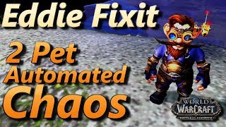 Eddie Fixit WoW 2 Pet Leveling Strategy Pet Battle World Quest Automated Chaos BFA