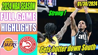 Los Angeles Lakers vs Atlanta Hawks [FULL GAME] Highlights Jan 30, 2024 | NBA Season 2024