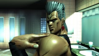 Polnareff thinks he's alone in the toilets (JOJO MMD)