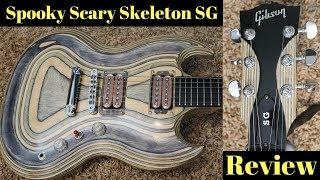 Spooky Scary Skeleton SG! 2009 Gibson Zoot Suit Black \u0026 Natural | Review + Demo