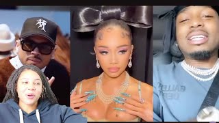 Saweetie SLEPT with Chris Brown behind Quavo's back! Chris DRAGS Quavo | Reactio