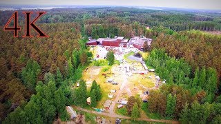 4K Finland Punkaharju Lusto ilmasta dronella kuvattuna