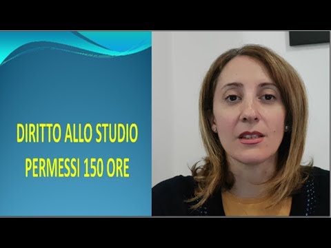 DIRITTO ALLO STUDIO 150 ORE - YouTube