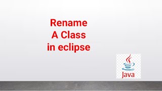 How to rename Class name in eclipse #youtube #viralvideo #rename #javaprogramminglanguage