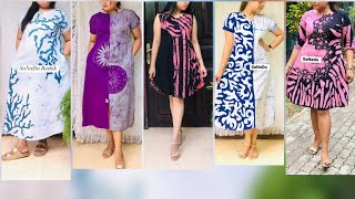 Latest Bathik Frock design collection  2024 | summer frocks #බතික් #batik