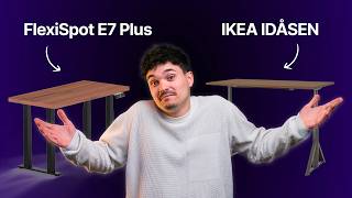Which is the BEST VALUE Standing Desk? | FlexiSpot E7 Plus vs. IKEA IDÅSEN (Review)