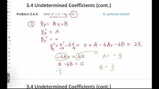 Section 3.4 - Advanced Engineering Math - Chapter 3 Higher-Order DEs