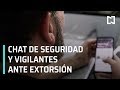 Extorsión a Comerciantes; chat de seguridad y vigilantes - En Punto con Denise Maerker