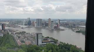 Rotterdam | Wieża widokowa Euromast - panorama miasta