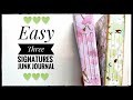 Sewing In 3 Signatures - 12 x 12 Paper Pad Junk Journal - Part 2