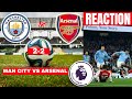 Man City vs Arsenal 2-2 Live Stream Premier League EPL Football Match Score react Highlights Gunner