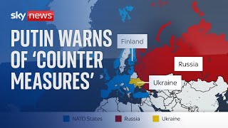 Russia threatens 'counter measures' as Finland officially joins NATO