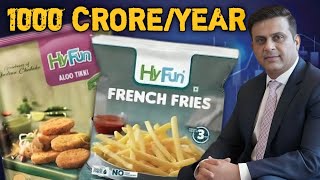 आलू से कमाते है 1000 करोड़ की कंपनी hyfun foods | hyfun foods case study | gyanofobia