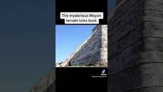 The Chichen Itza stairs is an ancient Mayan temple secrets #mystery #mayan #temple
