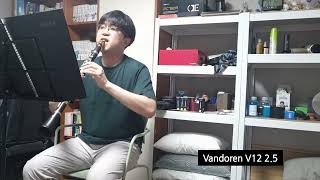 vandoren Traditional, V12, reserve, reserve classic clarinet reed comparision