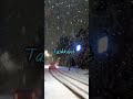 the streets of tashkent in snowfall uzbekistan short walking around