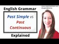 PAST SIMPLE vs PAST CONTINUOUS Tense (Past Progressive) [English grammar tutorial]