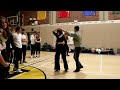 salsa class at a local high school in montreal.