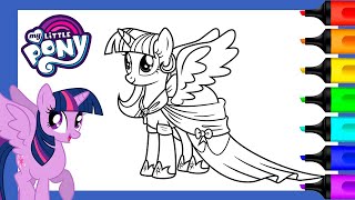 Princess Twilight Sparkle My Little Pony | Art and Coloring Fun