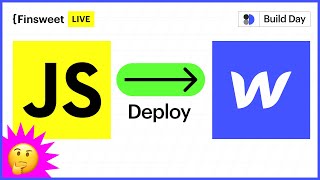 #151 - Deploy JavaScript code for Webflow