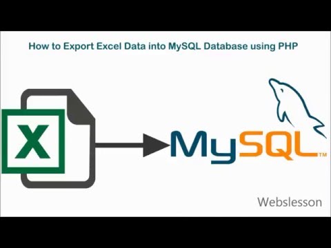 How to Import Excel Data into MySQL Database using PHP How to Import Excel Data into MySQL Database using PHP