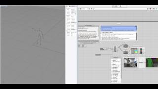 Firefly-Kinect skeleton tracking test