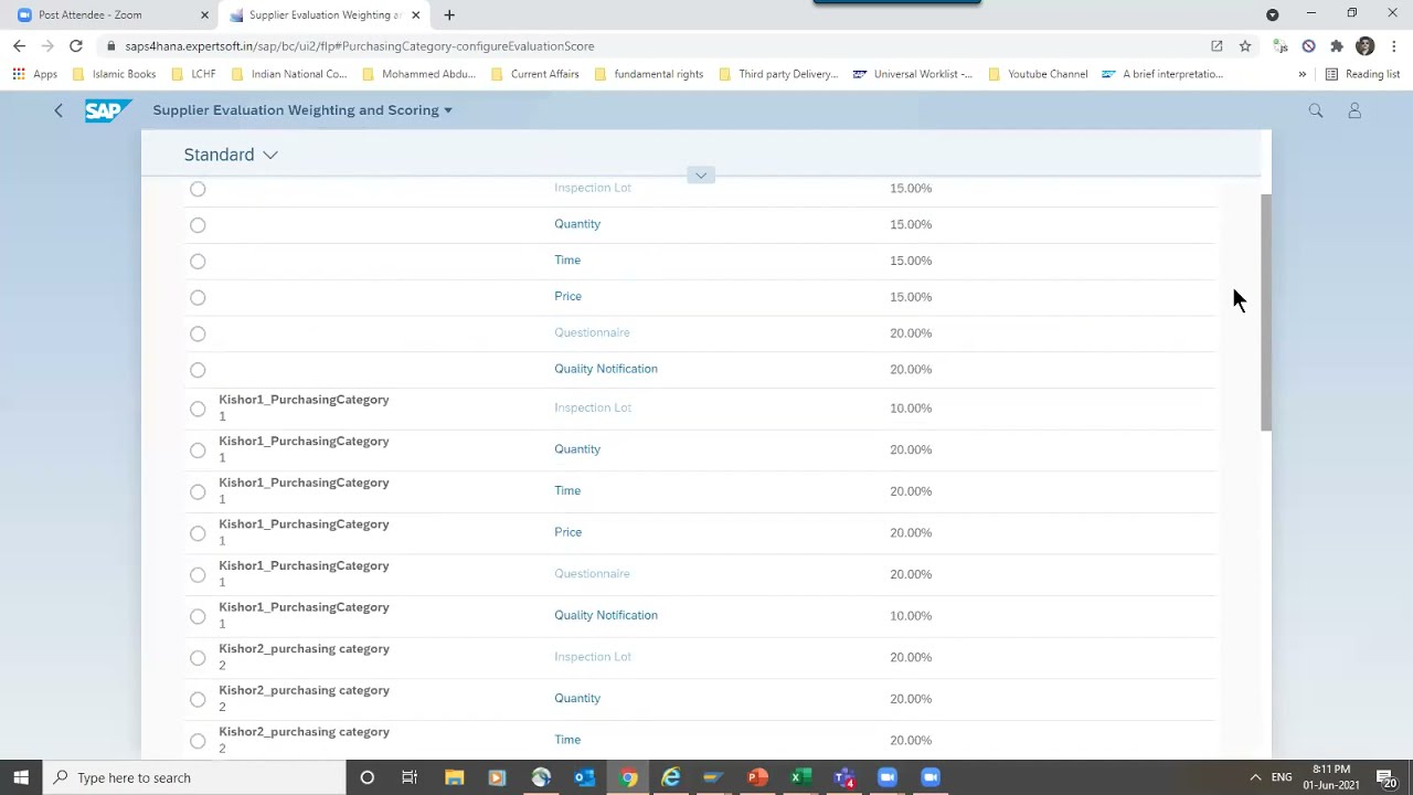 SAP S4 HANA SUPPLIER EVALUATION PART 2/3 - SAP S4 HANA SOURCING AND ...