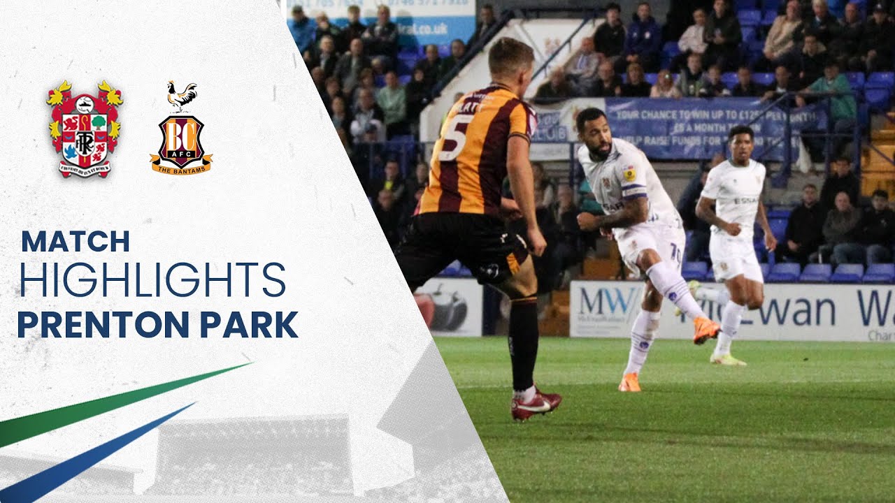 Match Highlights | Tranmere Rovers V Bradford City - YouTube