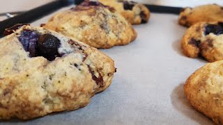 블루베리쿠키 만들기 밀가루 체 치는 이유?  | 엄마의베이킹 Blueberry Cookies Recipe