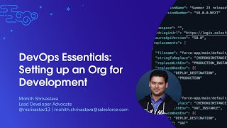 DevOps Essentials: Setting Up an Org for Development