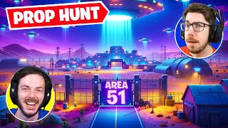 La nostra mappa di Fortnite! Area 51 Prop Hunt! Giochiamo con voi 3548-5795-5105
