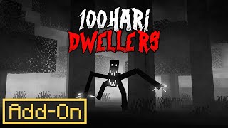 Bertahan Hidup 100 Hari di Minecraft Horror DWELLERS!