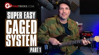 Super Easy CAGED System on Guitar for Beginners - Pt. 1 | Guitar Tricks