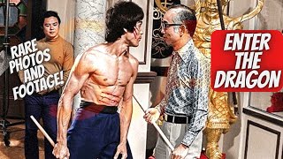 ENTER THE DRAGON behind the scenes BRUCE LEE & RAYMOND CHOW photos and footage! *RARE*