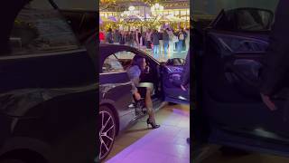 Sexy long legs lady getting out her BMW at Casino #billionaire #monaco #luxury #trending #lifestyle