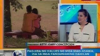 NTG: Pag-iiba ng values ng mga mag-asawa, isa sa pangunahing dahilan ng pagtaas ng annulment cases