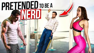 Elite Gymnast Pretended to be a Nerd in the Calisthenics Park | Prank in Public