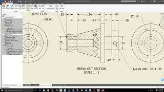 Create a Breakout Section view.