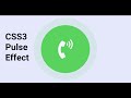 Pulsing effect using CSS3 Transform Scale | HTML & CSS