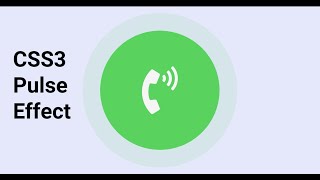 Pulsing effect using CSS3 Transform Scale | HTML & CSS