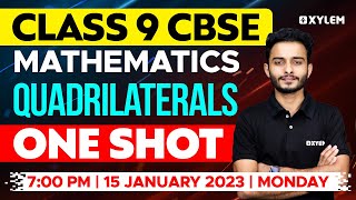 Class 9 CBSE Maths | Quadrilaterals - One Shot | Xylem Class 9 CBSE