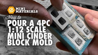 How to Pour our 1:12 Scale Mini Cinder Block Mold