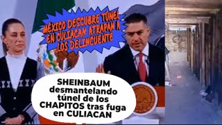 México descubre túnel de los CHAPIT0S en CULIACAN#sheinbaum#México#túnel#