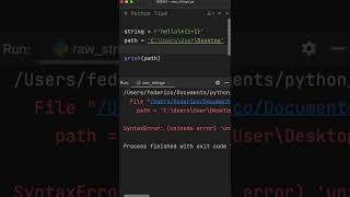 AVOID Backslash HELL With R-Strings In Python 💡