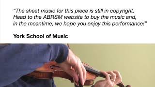 ABRSM 2020-2023 Violin Grade 2 A3: Minuett by Purcell, No. 7 from The Double Dealer (arr. Blackwell)