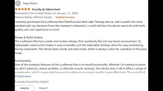 LuxRenew Max Red Light Therapy Review: Is it Worth It?